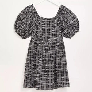 NWT L&G Plaid Babydoll Dress